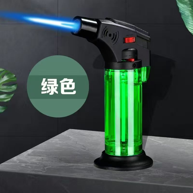 艾灸专用点火神器点艾条打火机锁火弯头透明塑料焊枪充气火机直冲|undefined