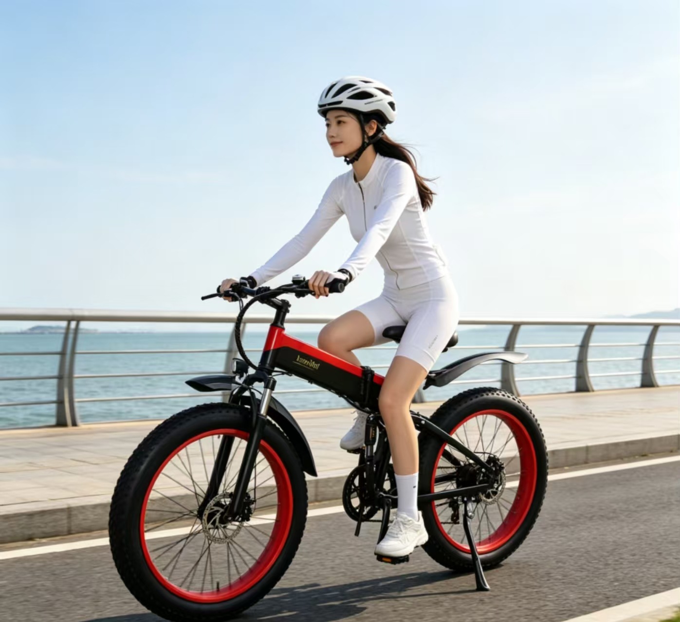 26inch Folding Electric Bicycle Snow Electric Bike 26inch Power-Assisted Wholesale Cross-Border Export