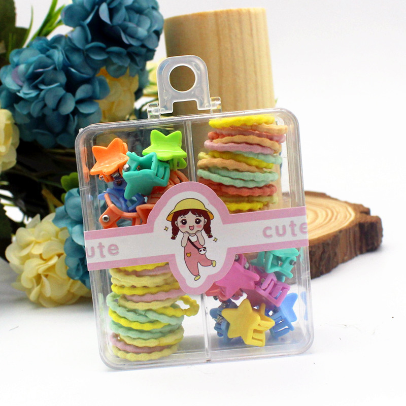 Alta banda de Pelo elástico banda de pelo de alta calidad accesorios para el cabello al por mayor simple durable con caja de almacenamiento de Internet celebridad accesorios para el cabello