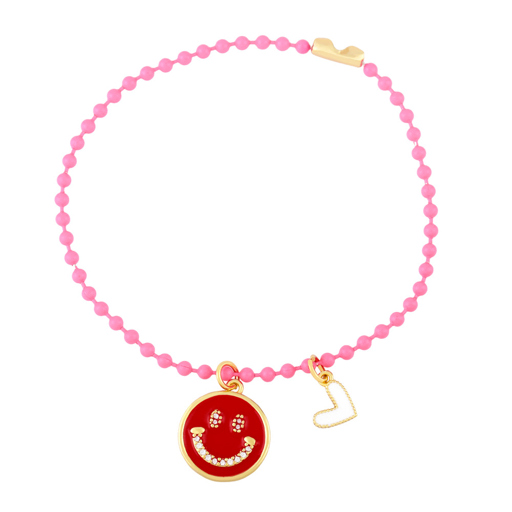 Niche Design Love Smiley Emoticon Bracelet display picture 8