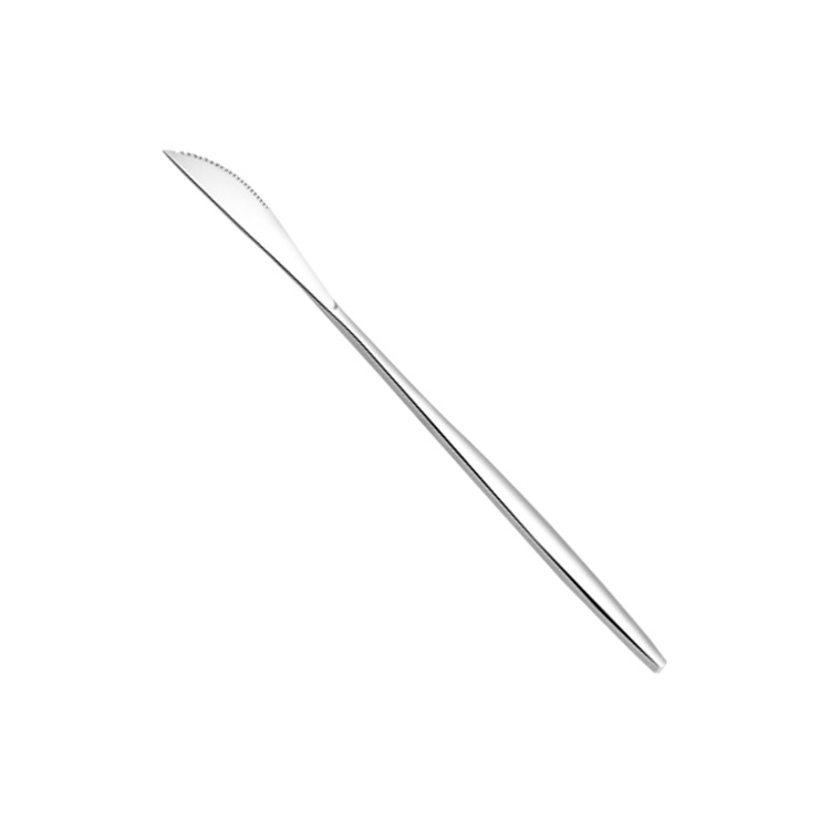 Cuchillo, tenedor y cuchara portugueses al por mayor transfronteriza traje de acero inoxidable Chapado en titanio de oro vajilla occidental cuchillo de carne y tenedor conjunto de 4 piezas