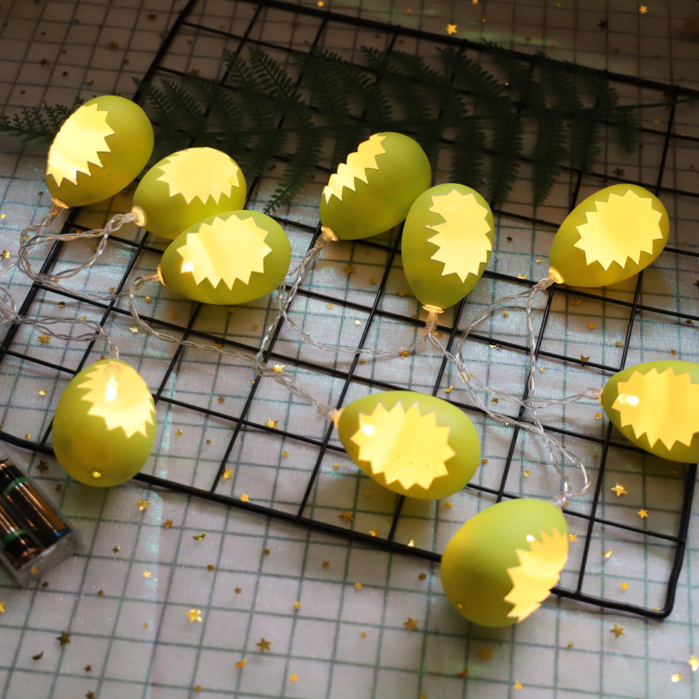 Huevo de Pascua zanahoria cadena luces dormitorio decoración creativa LED conejo decorativo luces de colores intermitentes luces de cadena