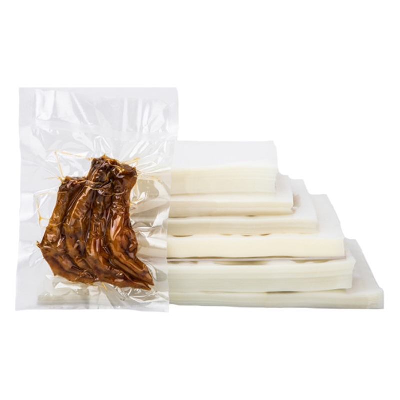 Commercial Vacuum Food Packaging Bags, High-Pressure Bags, Sealed Flat Bags, Antibacterial Transparent Fresh-Keeping Bags Wholesale