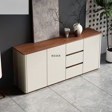 新款餐边柜简约现代家用储物柜高级感客厅靠墙一体边柜收纳置物柜