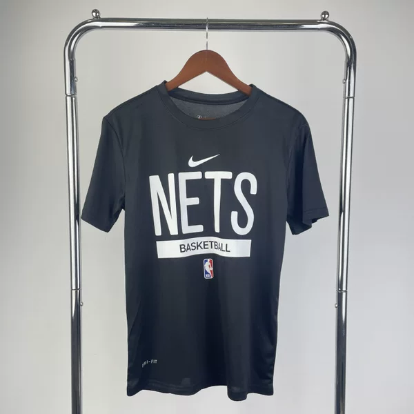 Cross-Border American Basketball Short-Sleeved T-Shirt Men's Lakers Curry Warriors Nets Training Uniform Quick-Drying Casual Sports Summer T-Shirt