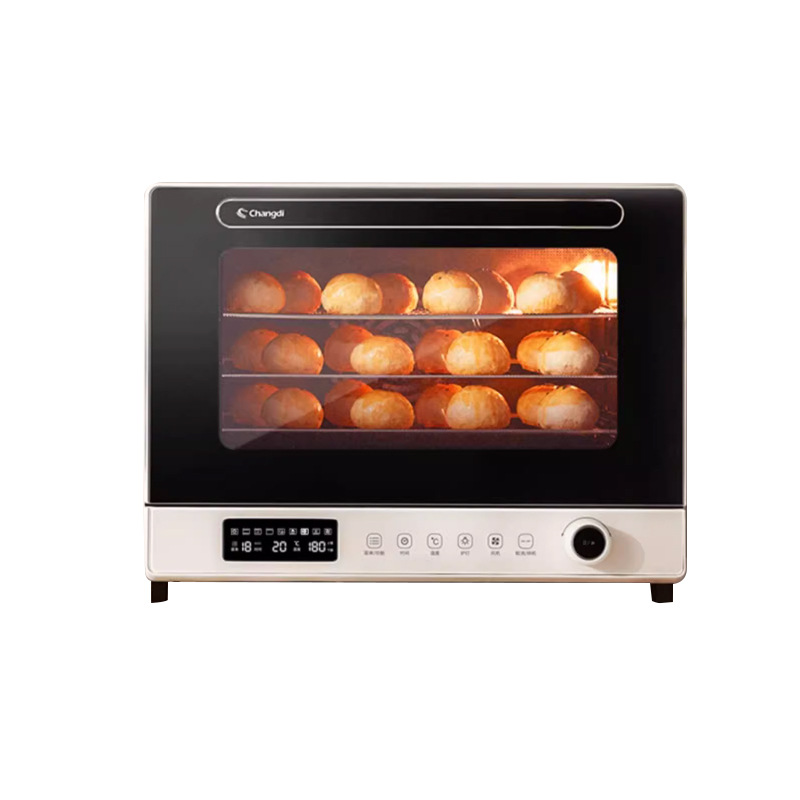 Horno Eléctrico Changdi Estilo Ballena Blanca, Nuevo Modelo para Uso Doméstico, Pequeño, Multifuncional, Dos en Uno, Multicapa, para Fermentación