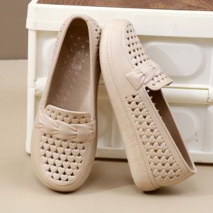 Thick-Soled Sandals for Women, Nurse Shoes with Soft Soles, Comfortable Flat-Soled Breathable Nurse Work Shoes