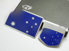 Applies to Car Metal Flag Decal Australia Australian Flag Car Decor Sticker Personal Car Decal