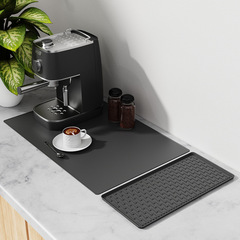 アマゾンのコーヒーマシンのシリカゲルパレットバーの水切りマット家庭用キッチンマットテーブルの断熱保護マット