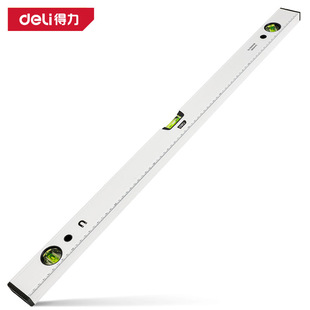 Deli Level Ruler High-Precision Flat Balance Ruler Magnetic Level Alloy Home Decoration