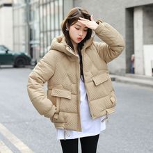 加厚棉袄女2023年冬季新款韩版时尚短款小个子宽松休闲保暖外套潮