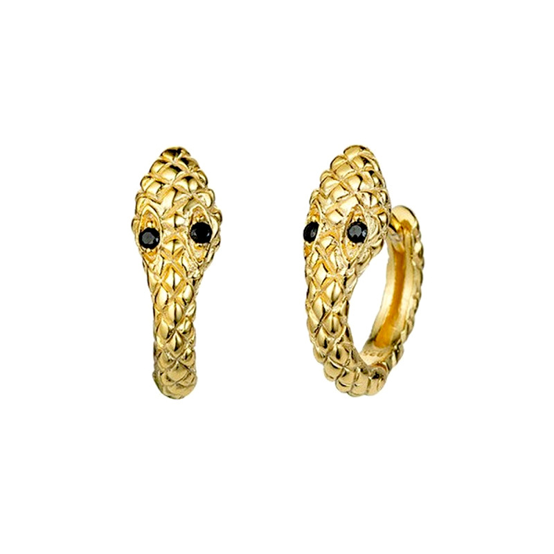 Hot Selling Personalized Animal Creative Simple Snake-shaped Earrings display picture 14