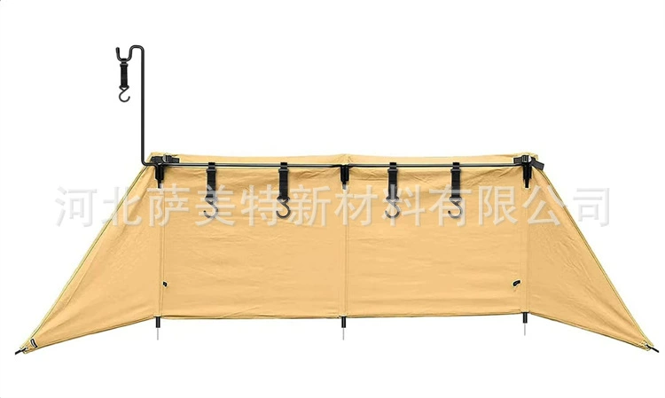 Огнестойкий холст Многоцелевой Открытый Кемпинг лобовое стекло экран Барьерная ткань барбекю лобовое стекло пожарная завеса