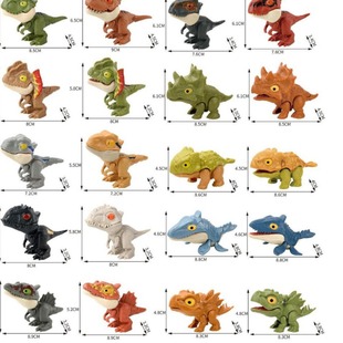 Finger-biting dinosaur toy TikTok Net red same style children's hand-biting dinosaur toy wholesale new exotic model bag