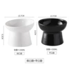 Flat mouth bowl black + slanted mouth bowl white