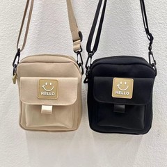 Small bag for women, Japanese-style cute Instagram-style solid-color bag, versatile casual shoulder bag, soft and fashionable crossbody bag for students