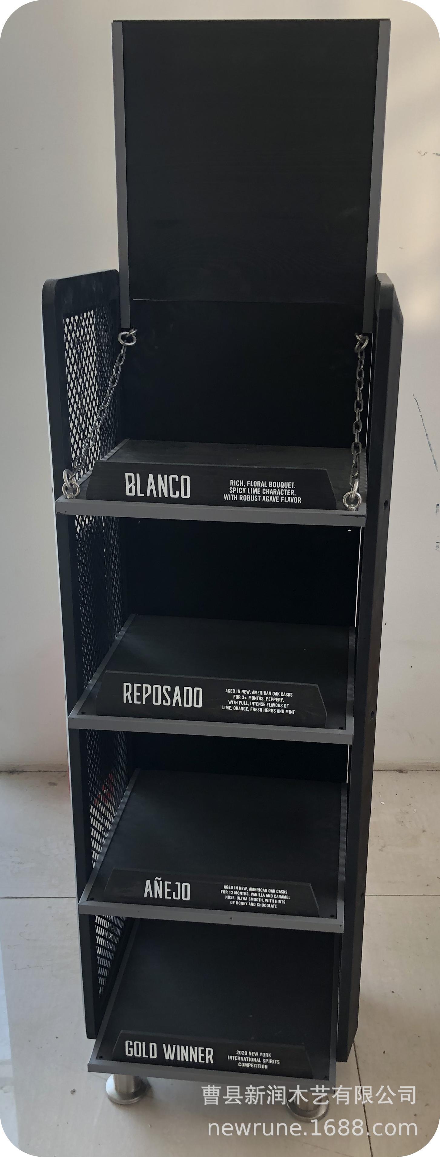 定制木制酒架红酒展示架-葡萄酒挂架摆件支架-现代简约酒吧台架子