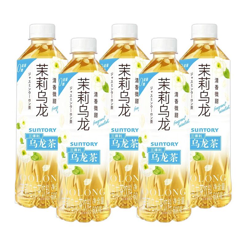 Suntory Oolong Tea Jasmine Beverage 500ml/12 Bottles Extracts the Fragrance of Tea Leaves