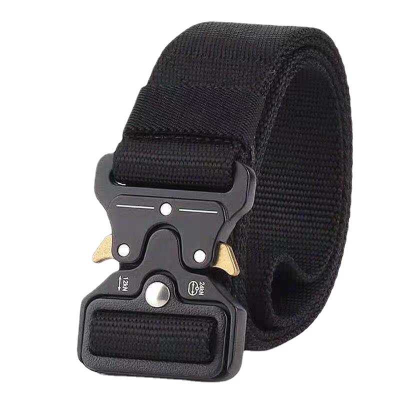 3.8 Cinturón táctico de cobra ancho de nylon imitado cinturón funcional militar de hombre cinturón multifuncional de combate al aire libre cinturón