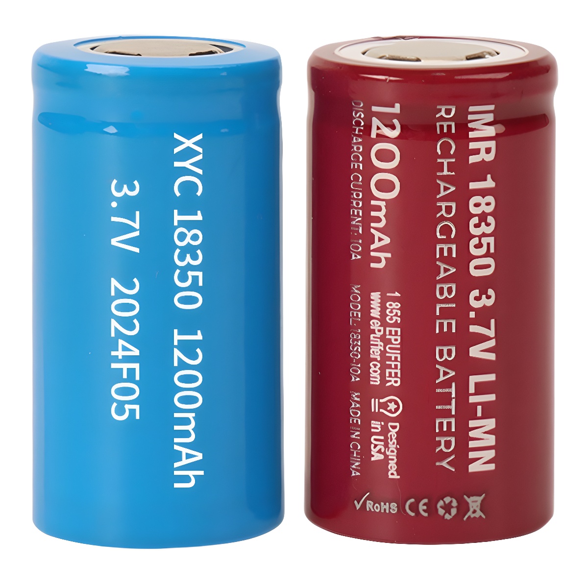 圆柱异形18350电子雾化棒电动牙刷蓝牙音箱车载吸尘器18650锂电池