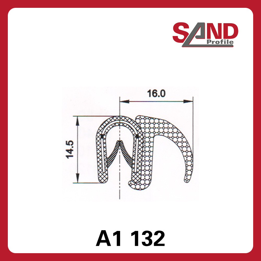申波菲勒SAND密封条棱边保护条护边条橡胶条A1132