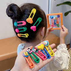 Korean new children's cute jelly bean hair clip cartoon clip children's side bangs hair clip sweet princess headdress
