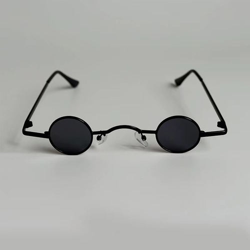 Internet celebrity mini glasses Internet celebrity funny sunglasses Hip-hop mini funny glasses small round frame prince glasses