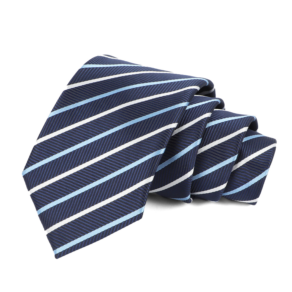 Corbata de hombre 8cm para hombre, bordado jacquard de alta calidad para hombre, corbata de negocios, corbata de seda de poliéster, fábrica al por mayor