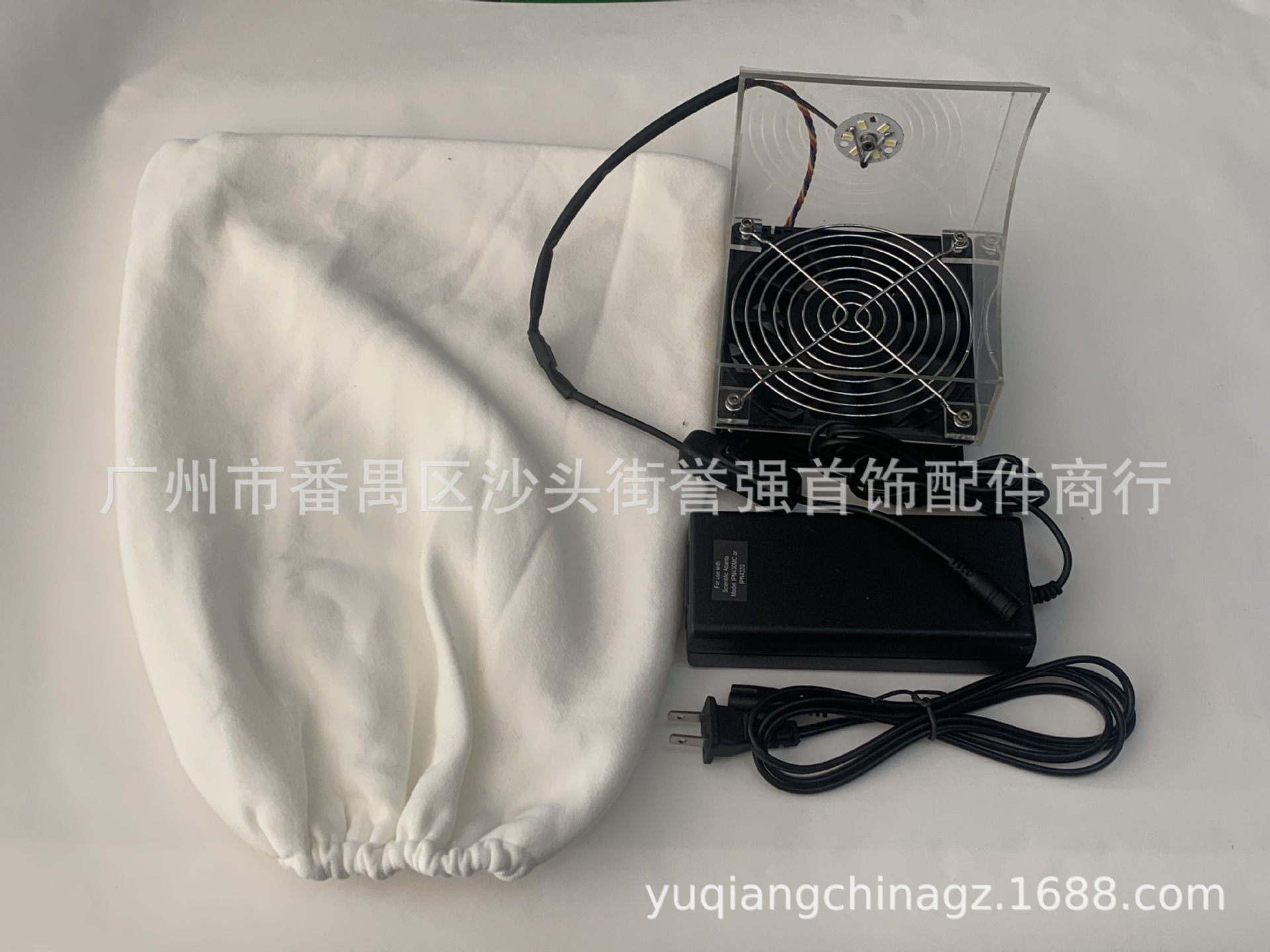 带灯有机玻璃罩抽风机强力雕刻打磨吸金粉机金银首饰吸粉尘执模台