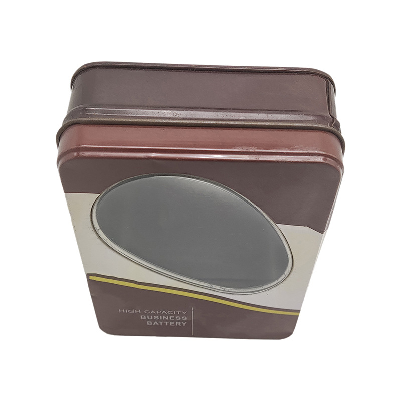 长方形马口铁盒空盒白茶茶叶罐铁罐商务电池盒电子产品彩色包装盒