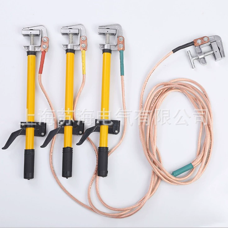 Ручной заземляющий провод серии XJ, ручной трехфазный заземляющий провод, ручной плоский заземляющий провод, ручной