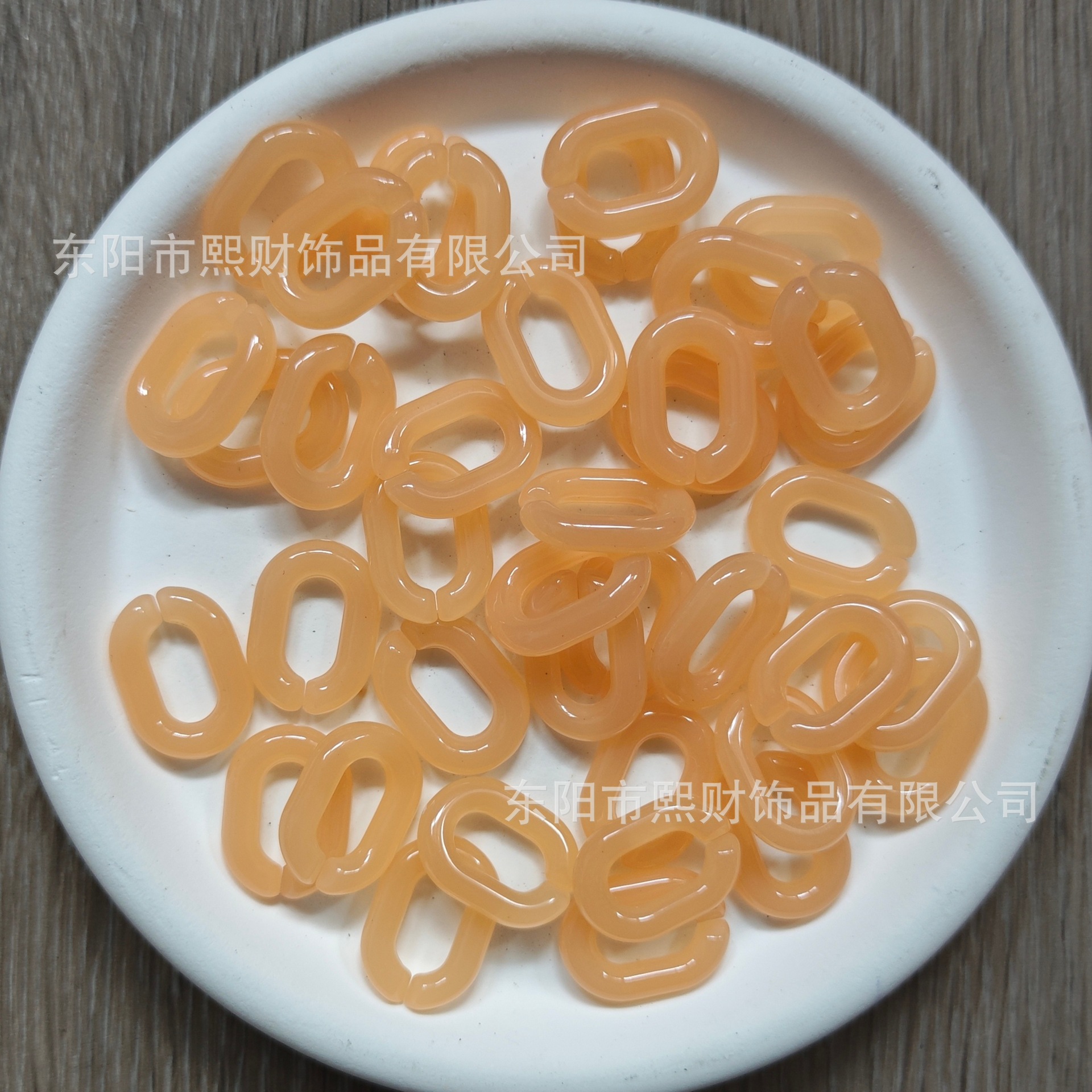 20x14mm color acrílico cadena hebilla anillo llavero bolsa colgante accesorios de la joyería de DIY fábrica al por mayor