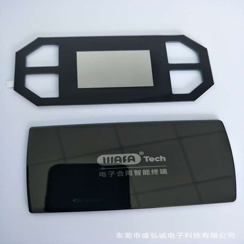 亚克力铭牌标牌 屏幕显示镜片 医疗亚克力PC镜片面板电镀锖色件