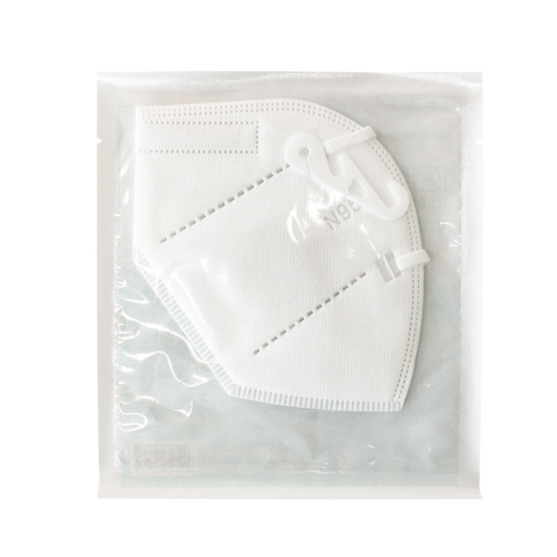 海氏海诺N95医用防护口罩耳挂式带挂钩五层医护2层熔喷独立装K34