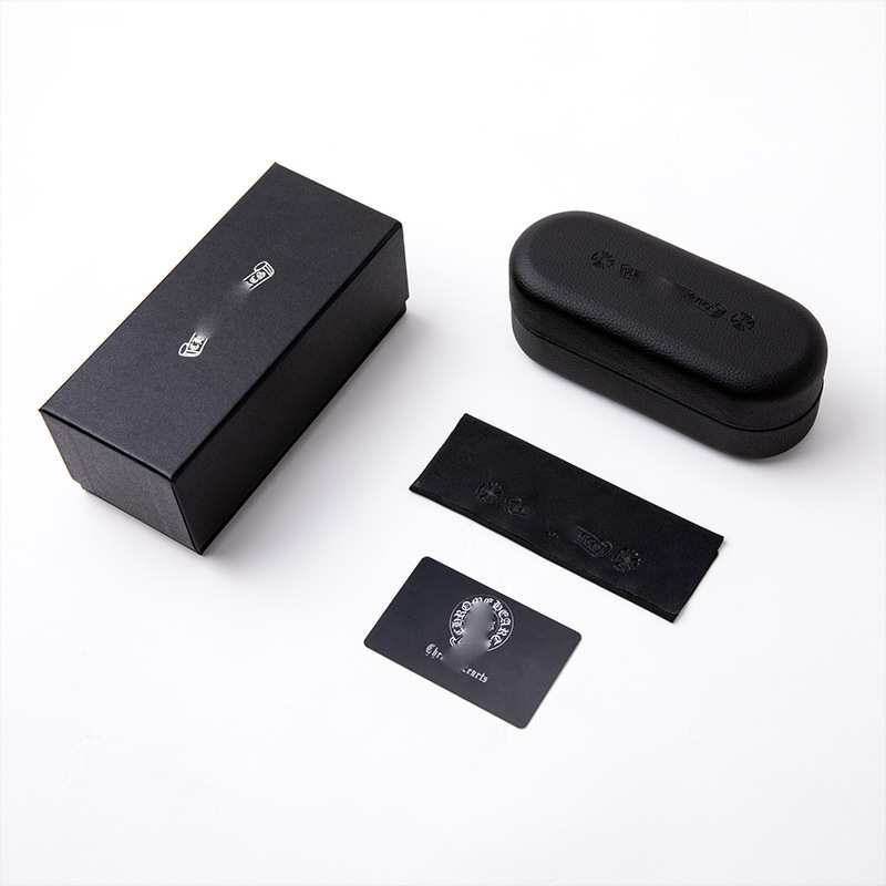 Keroujia Sunglasses Case Sunglasses Complete Set Direct Sales Big Brand Fashion High-End Ready Supply Can Be Changed to Lg