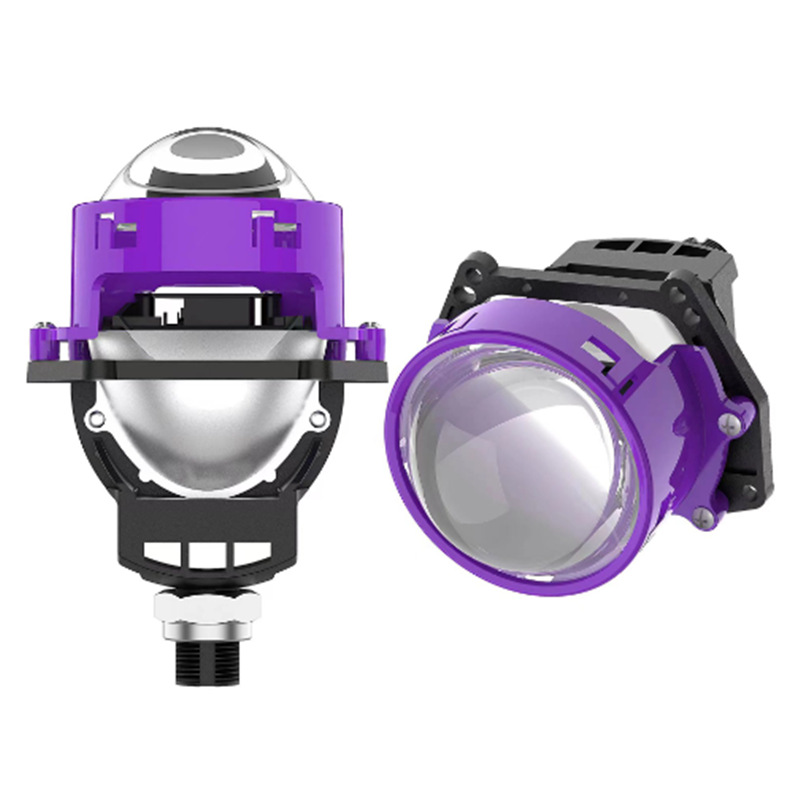 P02 lente de doble luz LED delantero de automóvil 65W de alta potencia condensador súper brillante