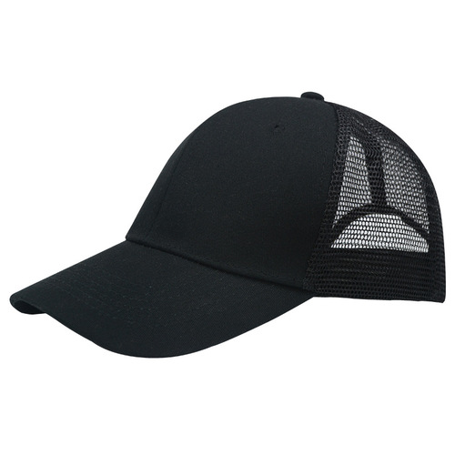 Mesh baseball cap with custom printing for summer, breathable and quick-drying duckbill hat with printing and embroidery, sun protection mesh hat, visor