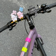 公路车装饰可爱风车摆件配饰捷安特山地自行车把挂件骑行装备