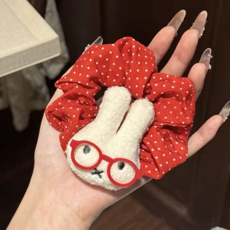 儿童可爱猫咪大肠发圈甜美女童兔子发圈不伤发头绳高弹力皮筋发饰|undefined