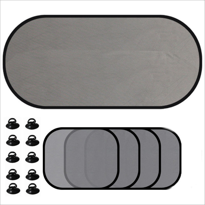Car sunshade car mesh 5-piece set sunshade car insulating curtains front window rear window mesh block various types