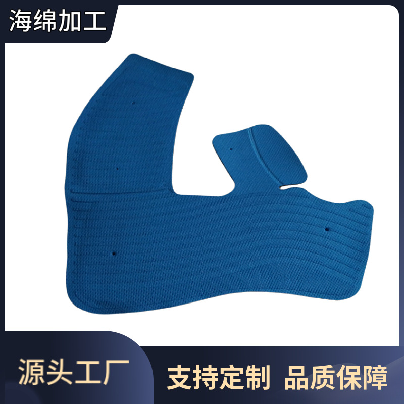 海绵复合布料热压加工 SBR贴布冷热压成型厂家