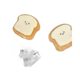 Simulation food play wholesale food grade silicone toast pinch music silicone cream puffed mud feeling creative decompression toy