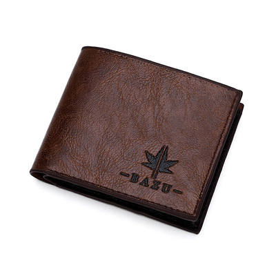 Sabanci man wallet 2021 new pattern have cash less than that is registered in the accounts Wallet fashion Soft leather Youth student Simplicity Wallet