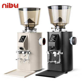尼布新款咖啡磨豆机k-64S 商用定量电动咖啡豆粉碎机外调研磨机