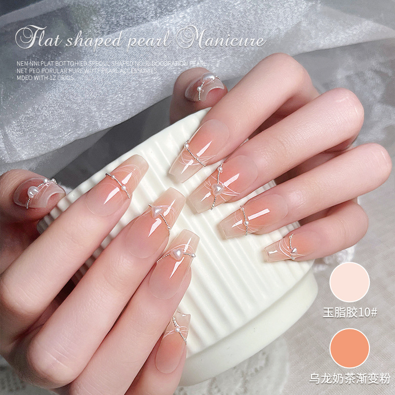 Joyería de uñas 12 rejilla plana especial en forma de perla resaltar mini decoración de uñas gota de agua amor paquete mixto al por mayor