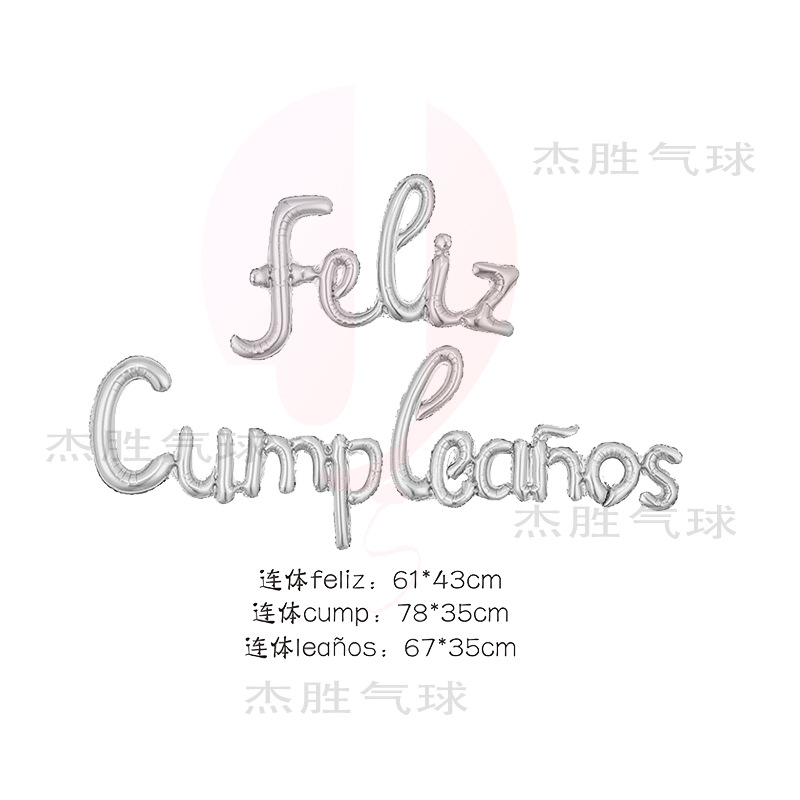 Siamés español cumpleaños plata a granel