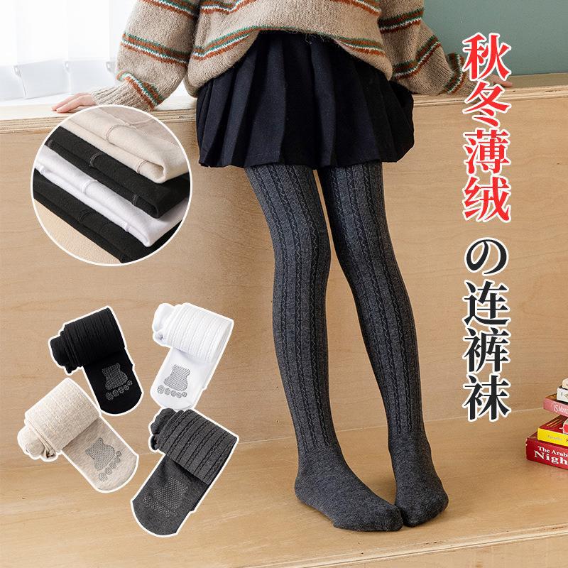 Velvet demi-season children's tights