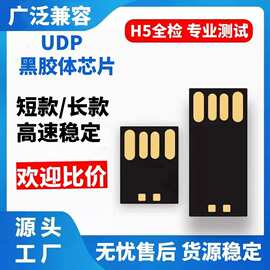 黑胶体长短版u盘8g16G32g芯片半成品U盘车载音乐2.03.0接口UDP
