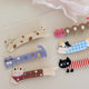 hi cat! Cute cat hairpin girl heart bangs side clip acrylic hairpin duckbill clip hair accessories