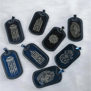 Thailand Buddha Brand Authentic Azam Chong Lotus Eight-way Wheel Pendant Five-article Sutra Label